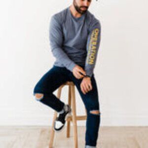 OUR Rescue (Operation Underground Railroad) Logo Long Sleeve Tee Blue / XS